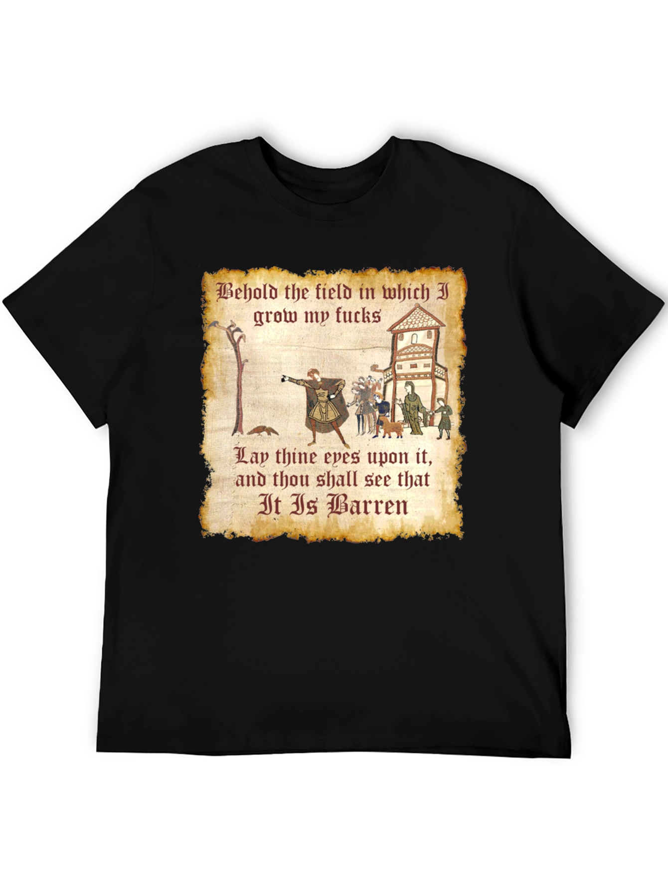 Humorous Barren Field T-Shirt