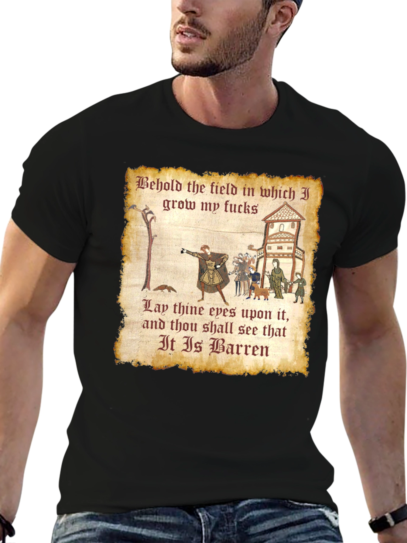Humorous Barren Field T-Shirt
