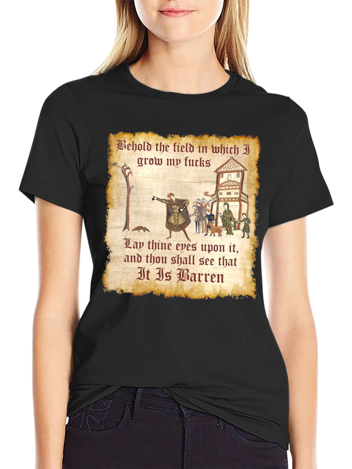 Humorous Barren Field T-Shirt