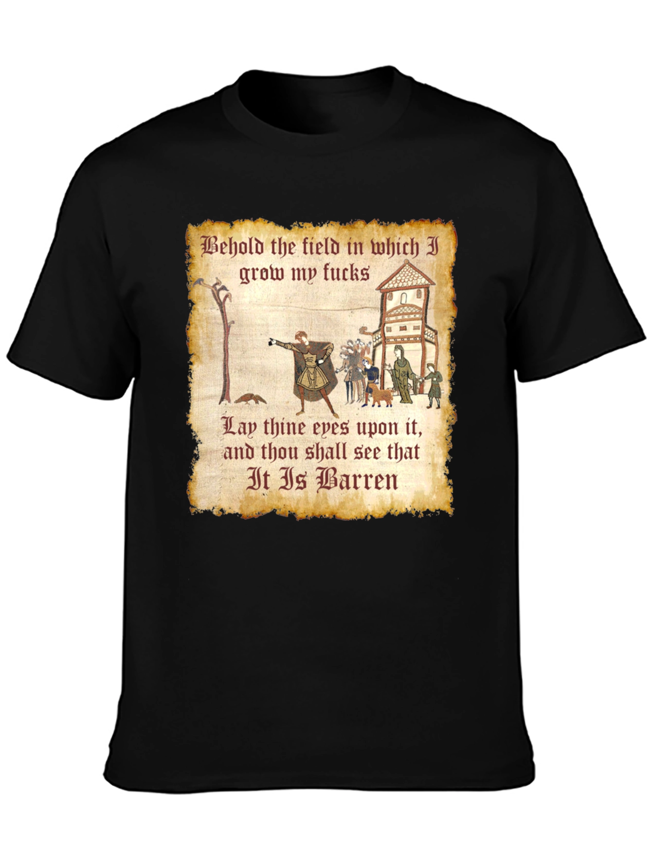 Humorous Barren Field T-Shirt