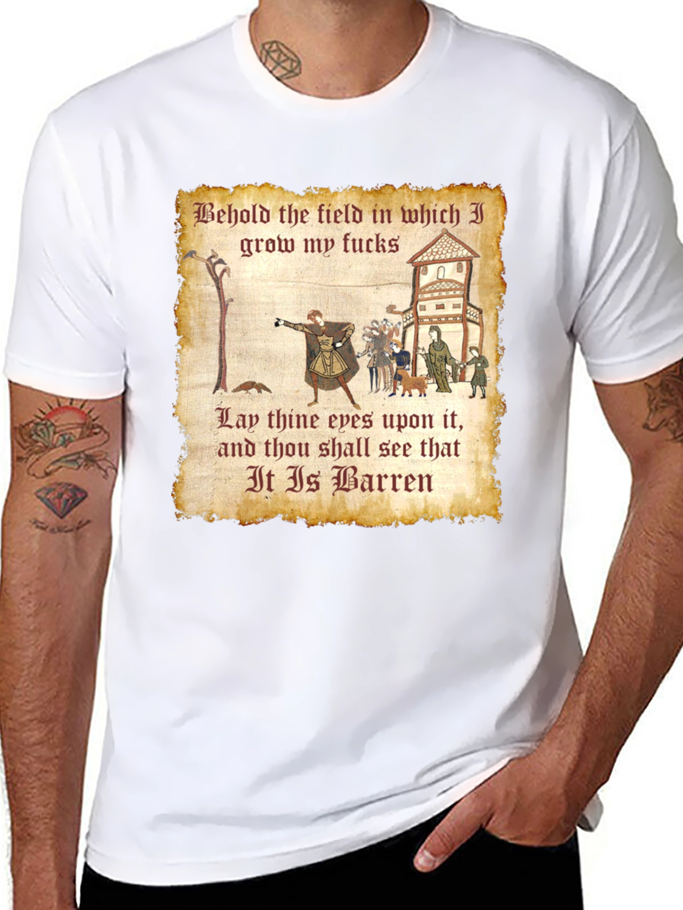 Humorous Barren Field T-Shirt