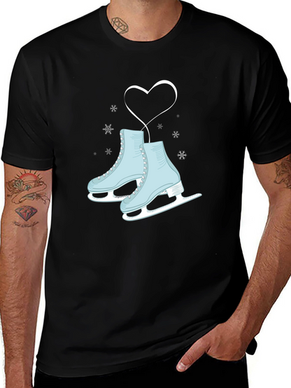 Ice Skating Heart Tee