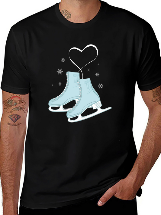 Ice Skating Heart Tee