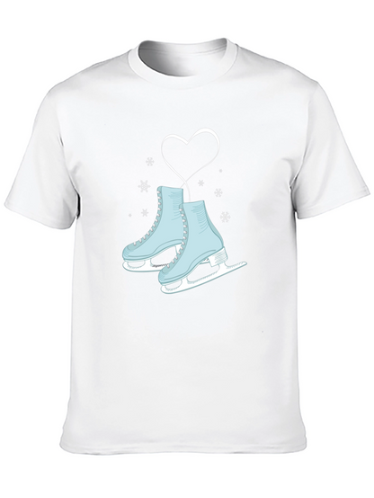 Ice Skating Heart Tee