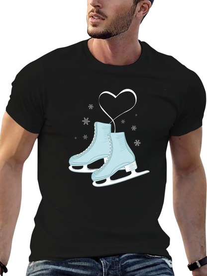 Ice Skating Heart Tee