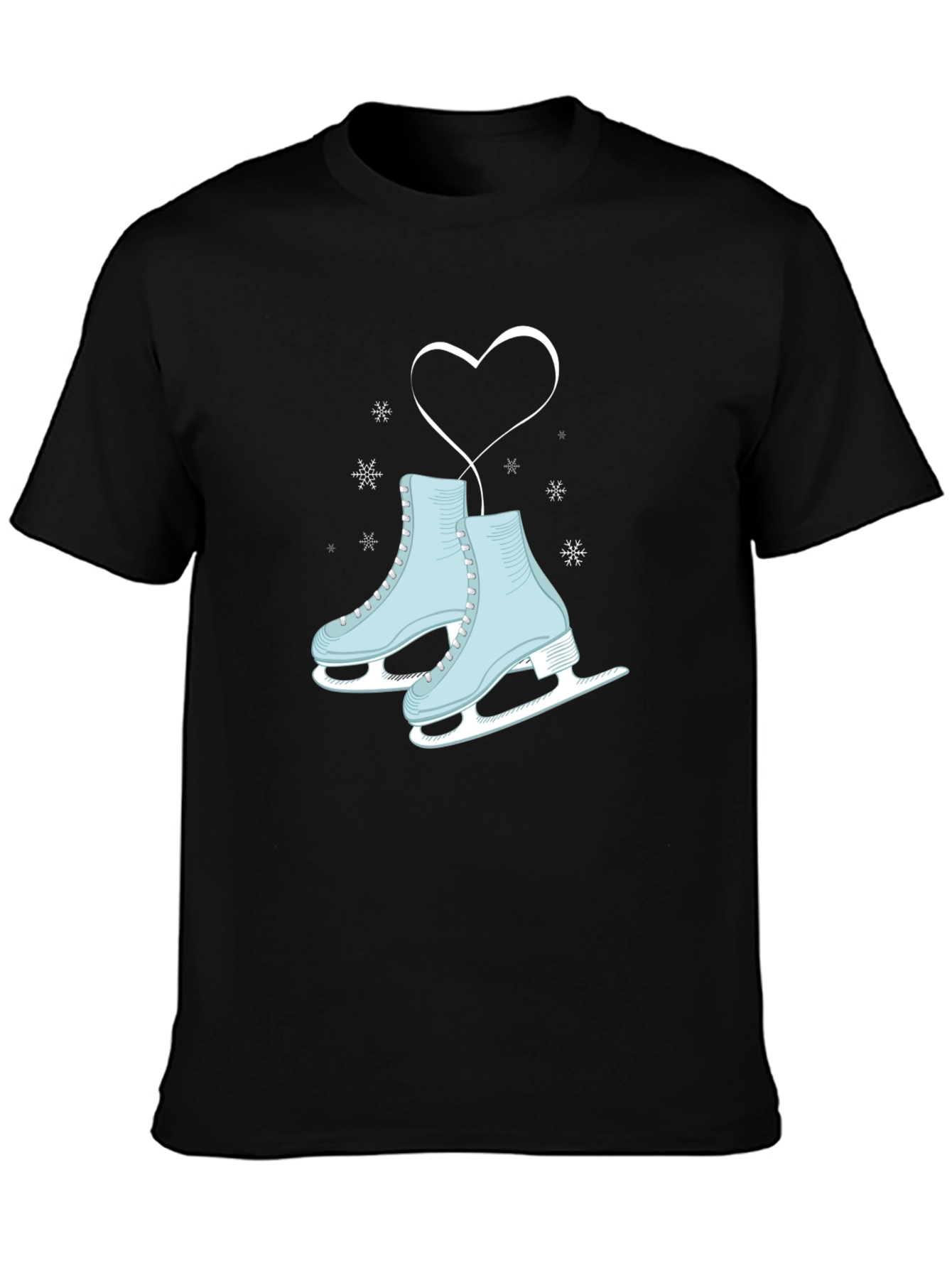 Ice Skating Heart Tee