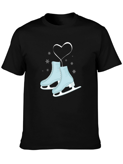 Ice Skating Heart Tee