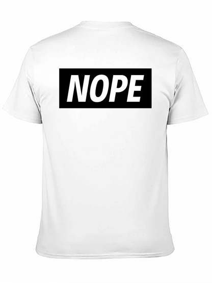 Nope Graphic Tee - Classic Black