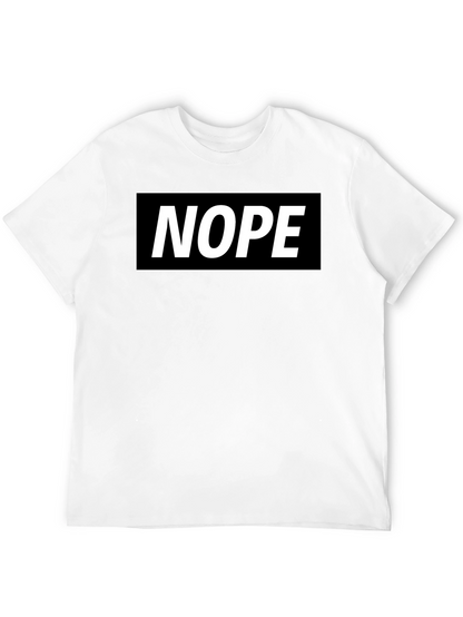 Nope Graphic Tee - Classic Black