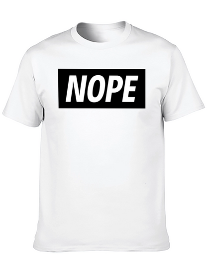 Nope Graphic Tee - Classic Black