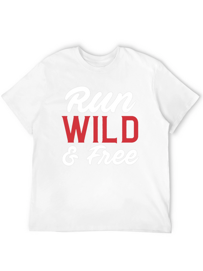 Run Wild & Free Graphic T-Shirt - Black