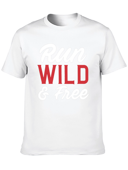 Run Wild & Free Graphic T-Shirt - Black