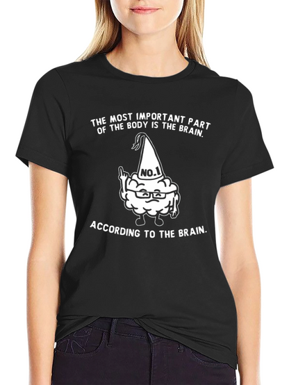 Brain Humor T-Shirt - Funny Brain Anatomy Tee