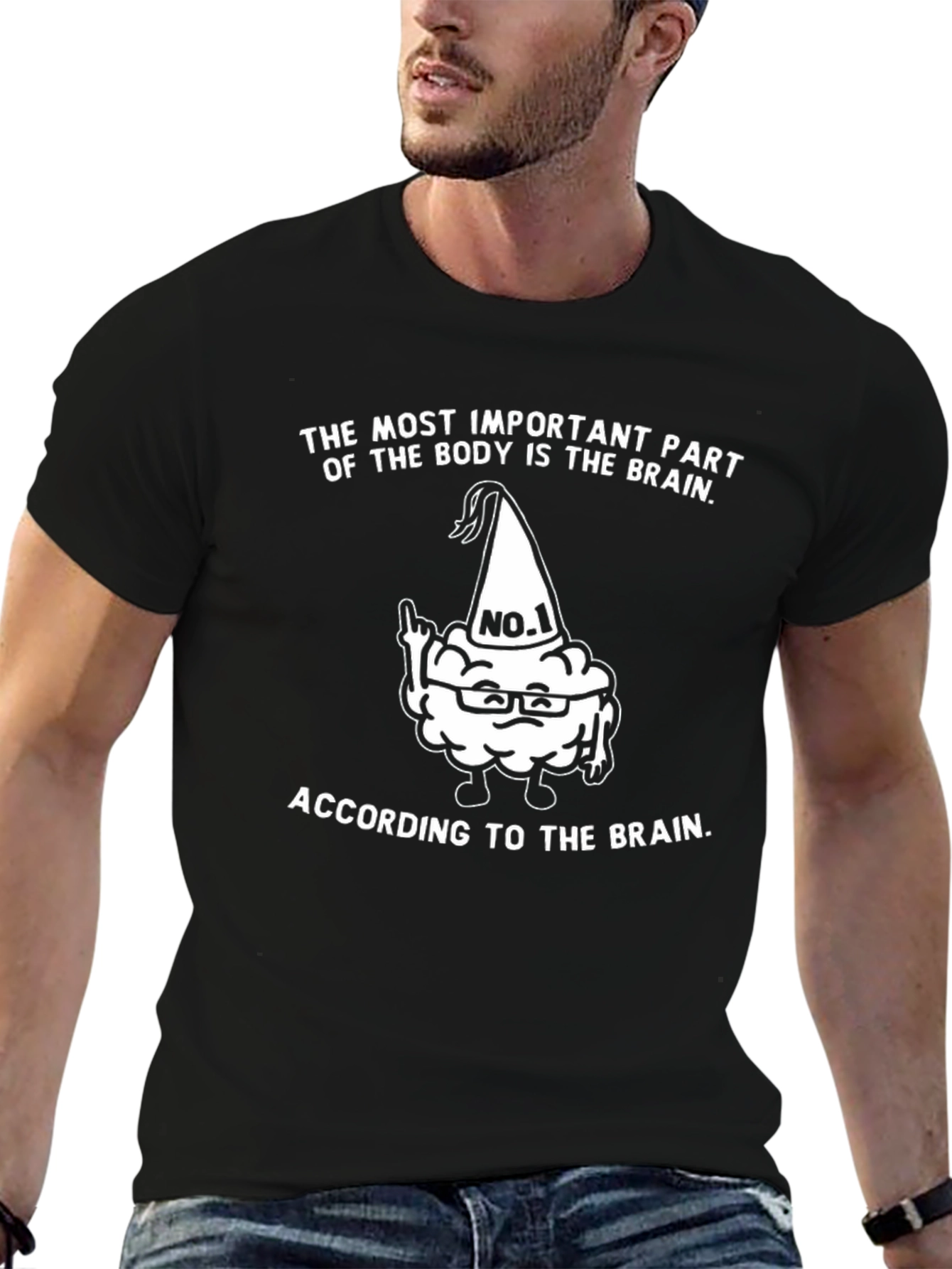 Brain Humor T-Shirt - Funny Brain Anatomy Tee