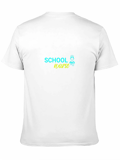 School Nurse T-Shirt - Black Cotton Tee