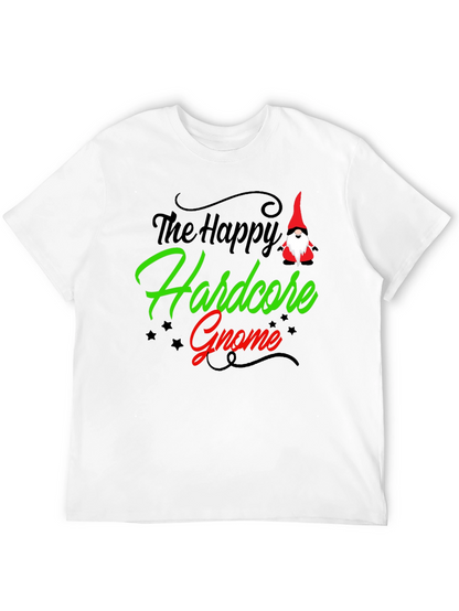 Happy Hardcore Gnome Graphic T-Shirt