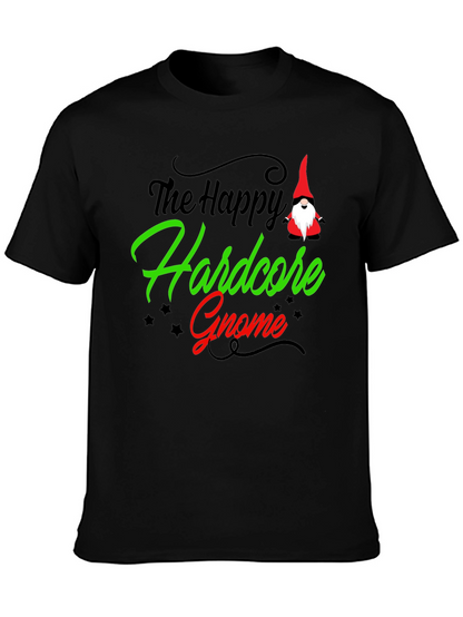 Happy Hardcore Gnome Graphic T-Shirt