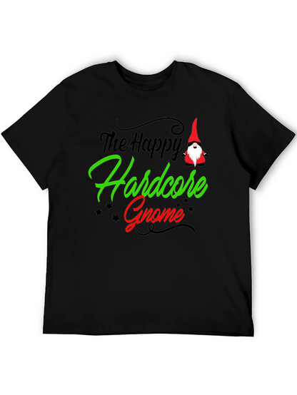 Happy Hardcore Gnome Graphic T-Shirt