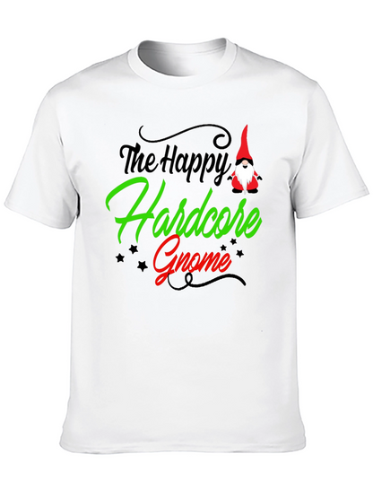 Happy Hardcore Gnome Graphic T-Shirt