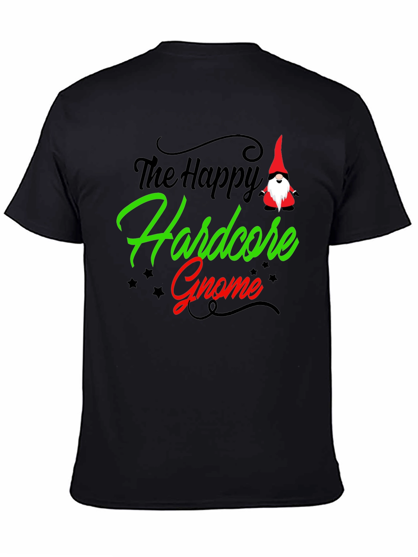 Happy Hardcore Gnome Graphic T-Shirt