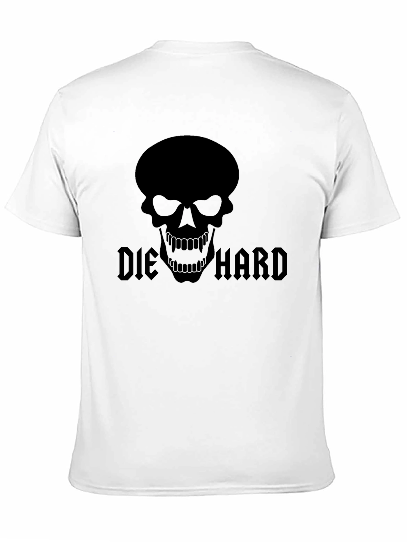 Die Hard Skull Black T-Shirt