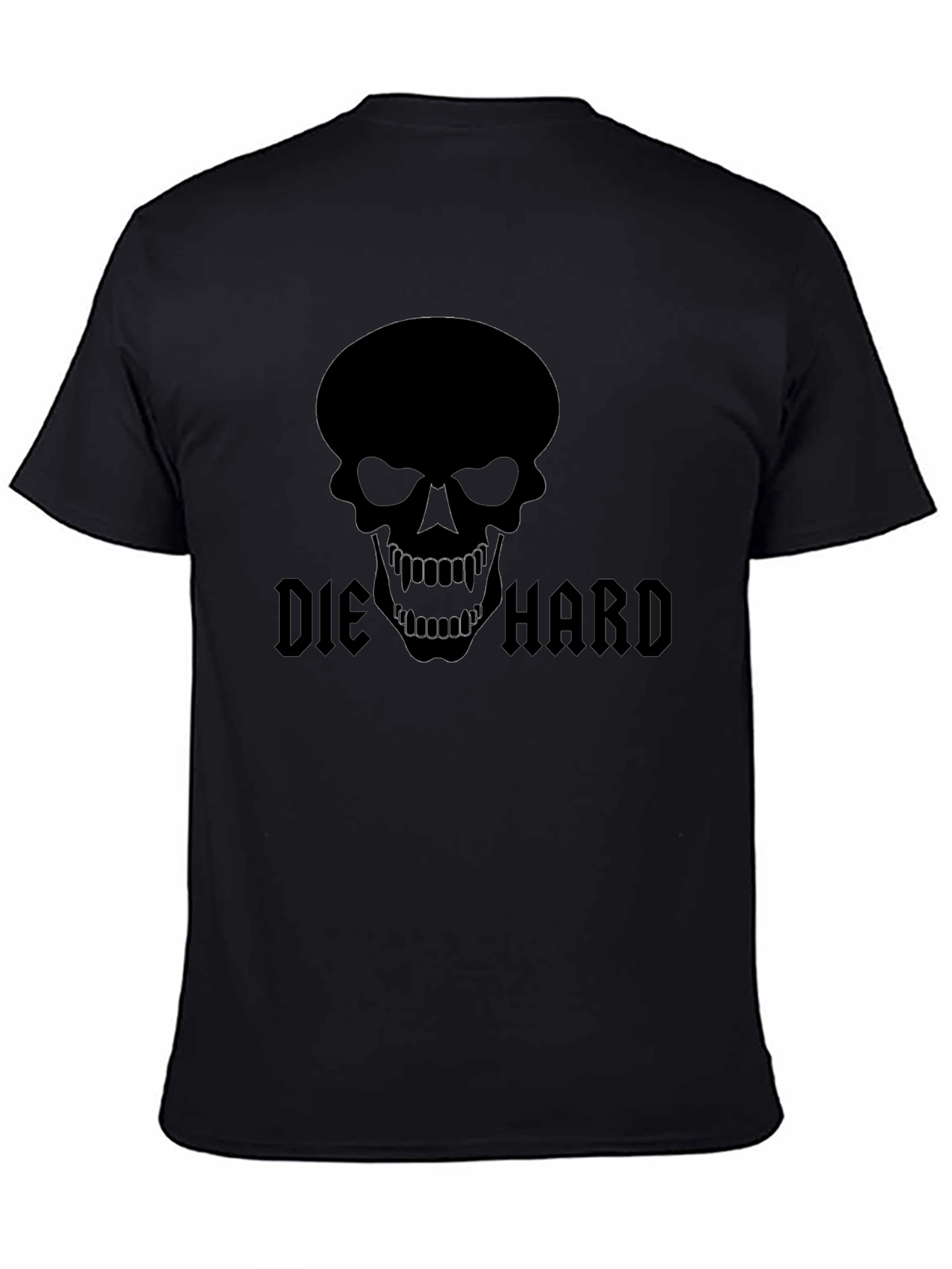 Die Hard Skull Black T-Shirt