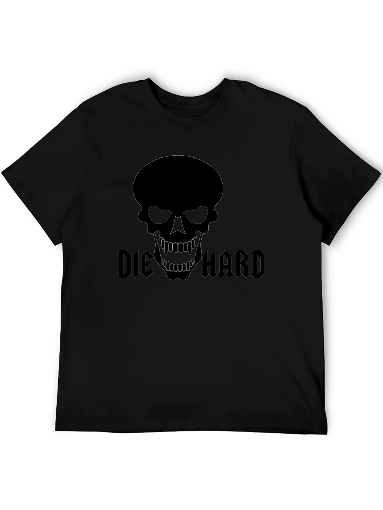 Die Hard Skull Black T-Shirt