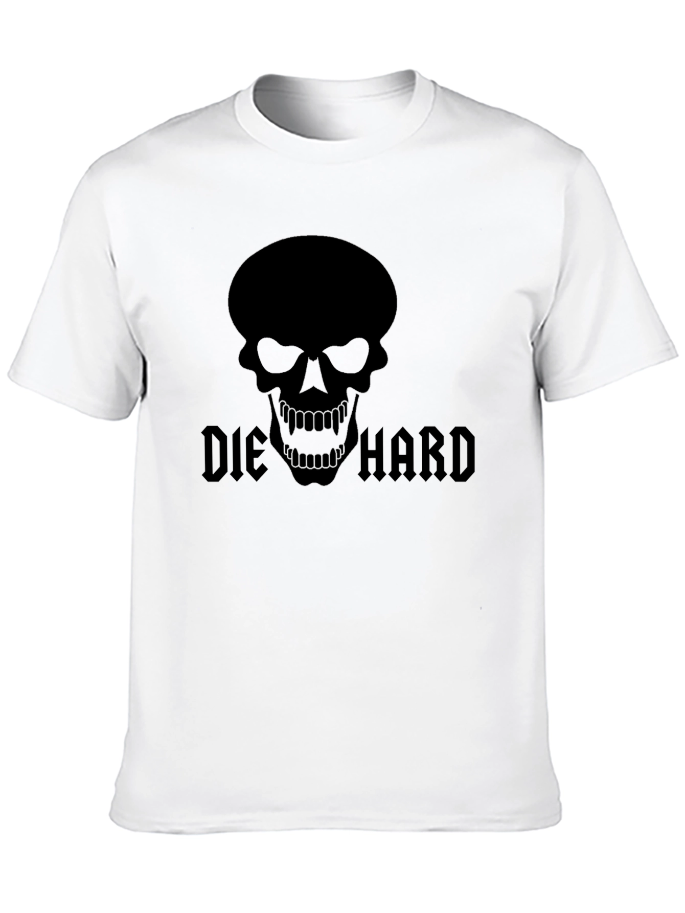 Die Hard Skull Black T-Shirt