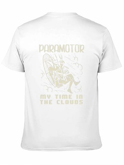 Paramotor Time In The Clouds Black T-Shirt
