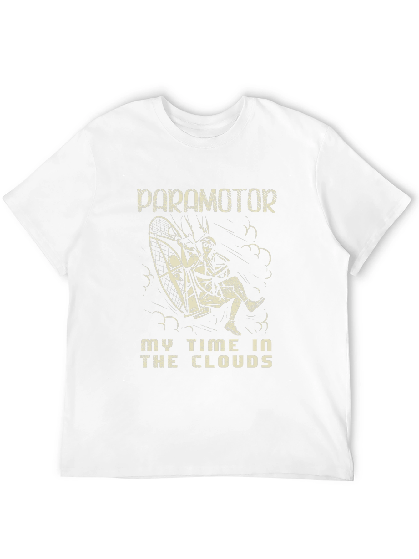 Paramotor Time In The Clouds Black T-Shirt
