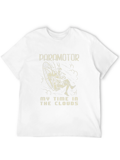 Paramotor Time In The Clouds Black T-Shirt