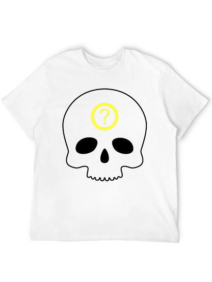 Skull Question Mark T-Shirt - Mystery & Style
