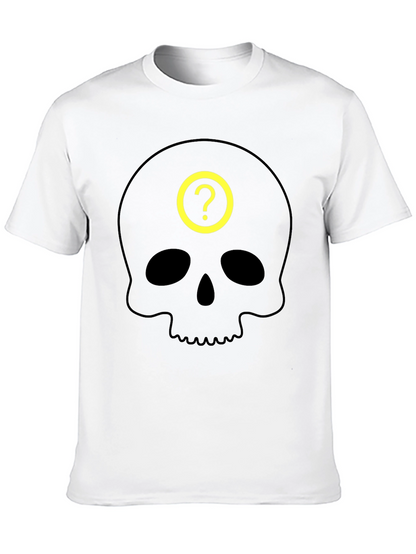 Skull Question Mark T-Shirt - Mystery & Style