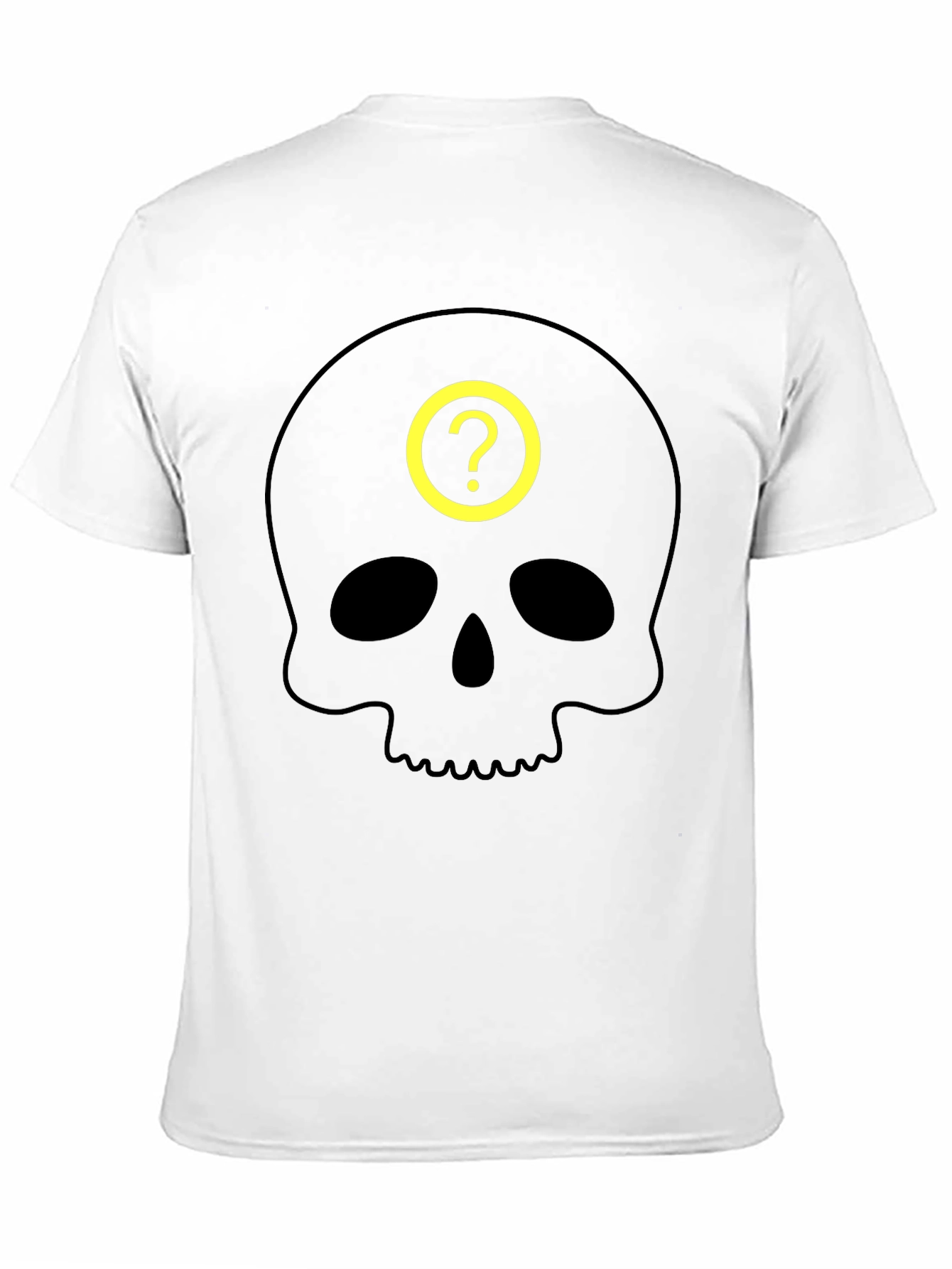 Skull Question Mark T-Shirt - Mystery & Style