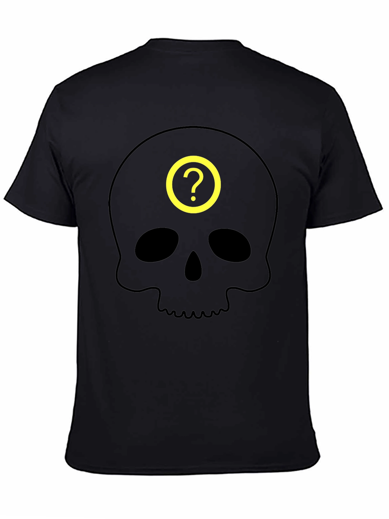 Skull Question Mark T-Shirt - Mystery & Style