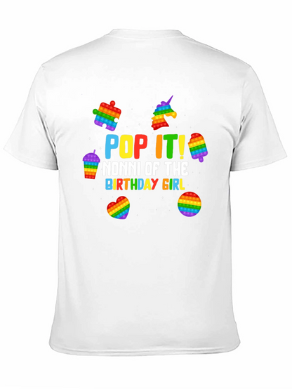 Pop It Nonni Birthday Girl T-Shirt
