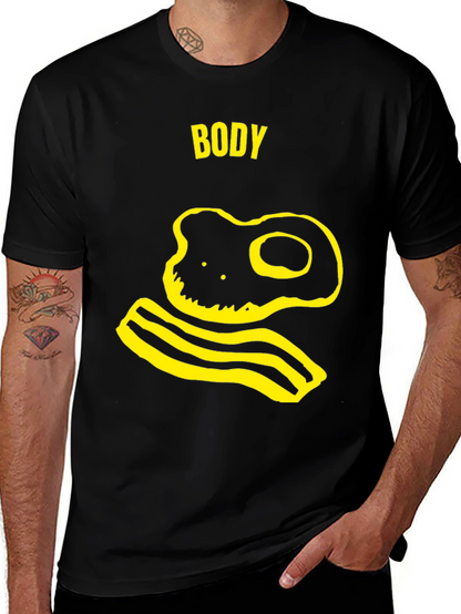 Body T-Shirt - Funny Egg and Bacon Graphic Tee