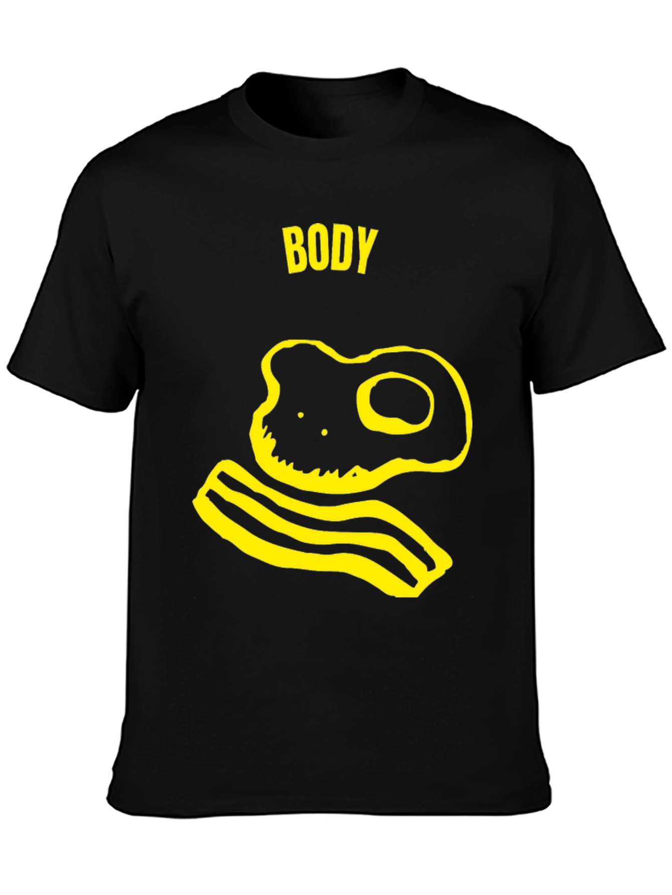 Body T-Shirt - Funny Egg and Bacon Graphic Tee