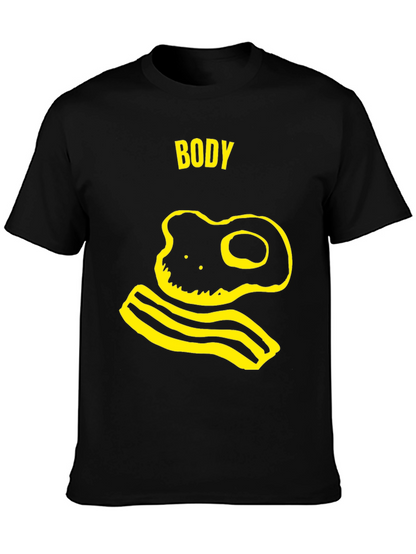 Body T-Shirt - Funny Egg and Bacon Graphic Tee