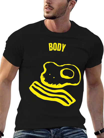 Body T-Shirt - Funny Egg and Bacon Graphic Tee