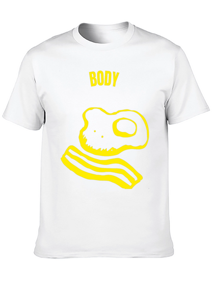 Body T-Shirt - Funny Egg and Bacon Graphic Tee