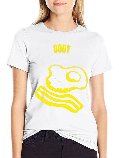 Body T-Shirt - Funny Egg and Bacon Graphic Tee