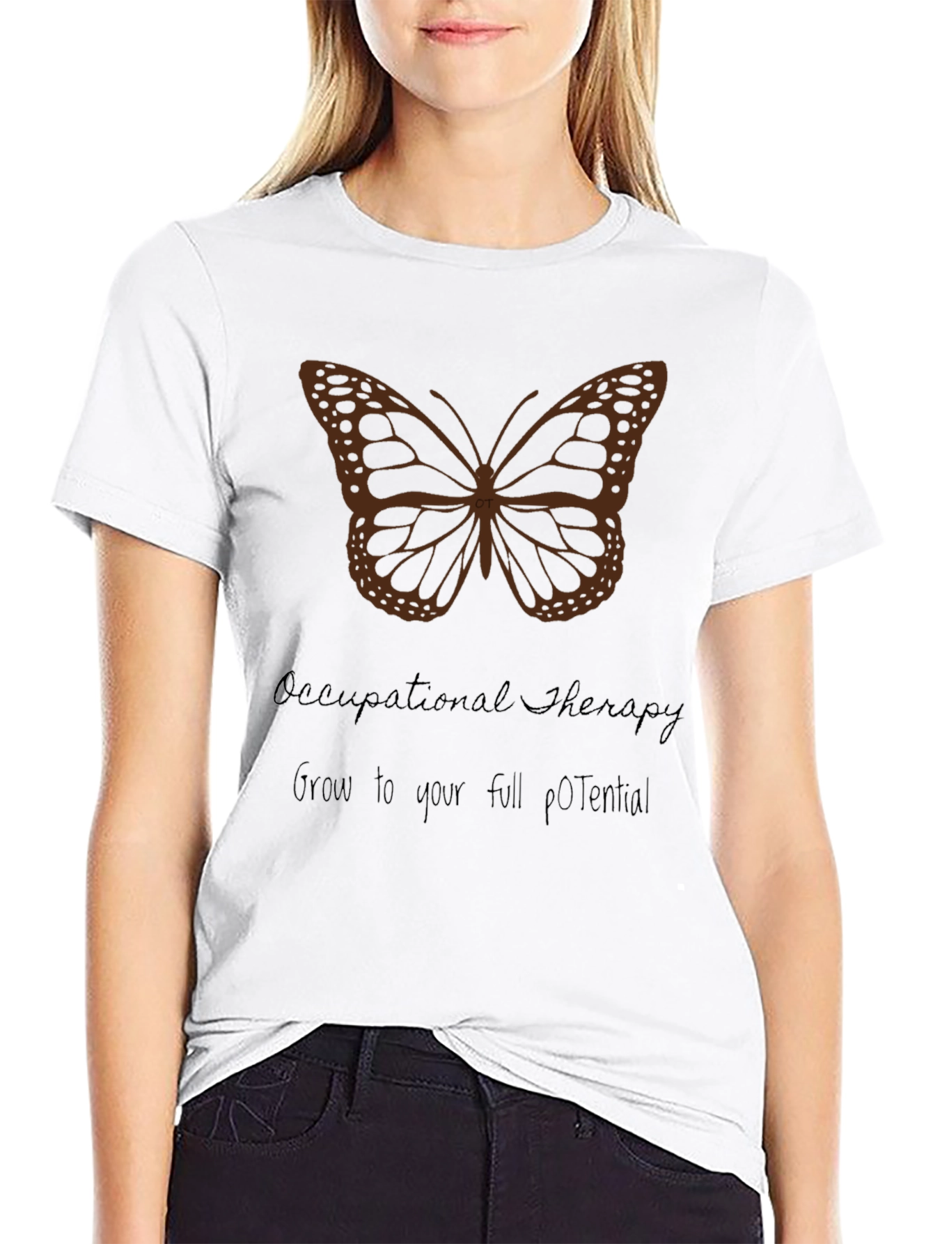 Occupational Therapy Butterfly T-Shirt