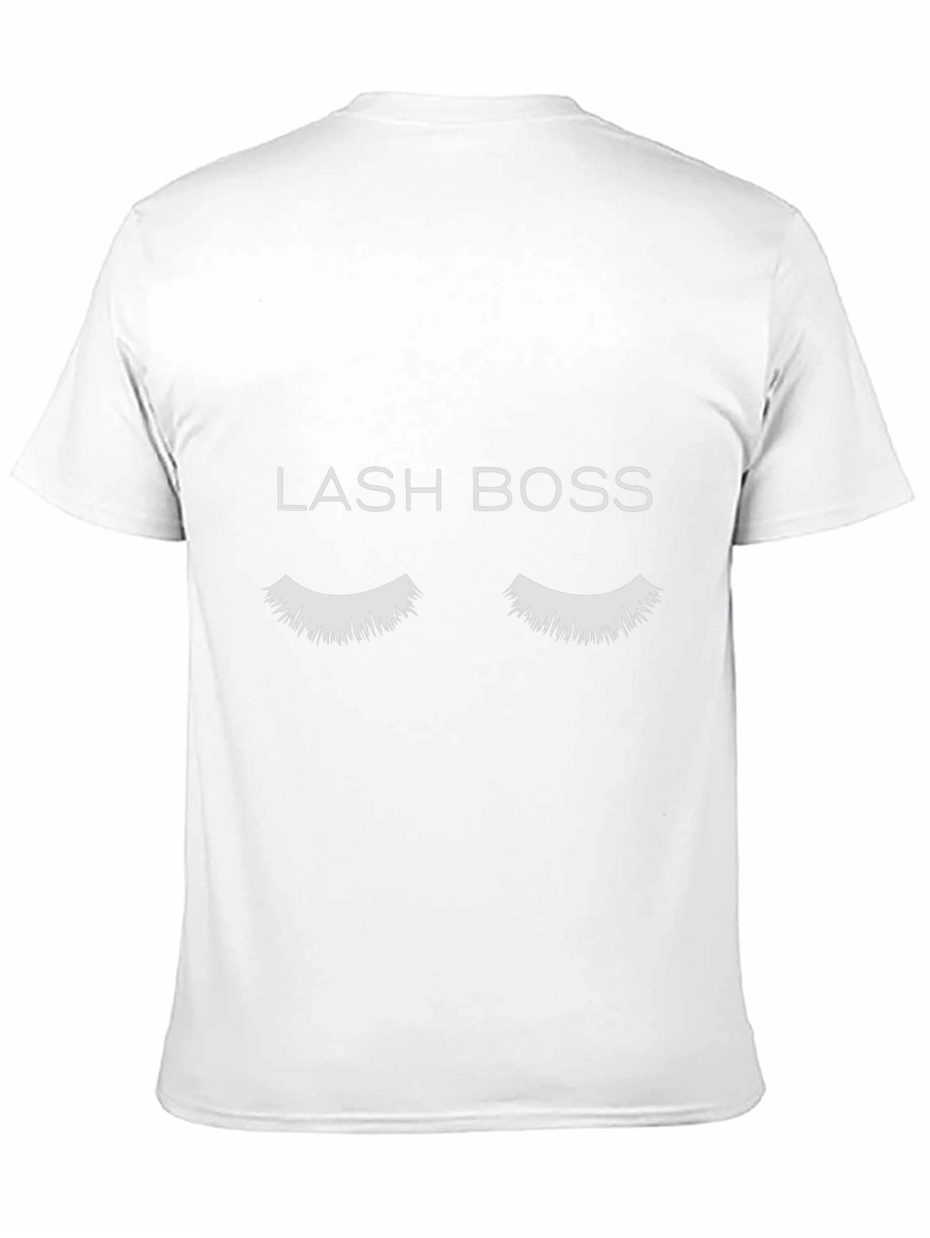 Lash Boss Graphic Tee - Eyelash Design Black T-Shirt