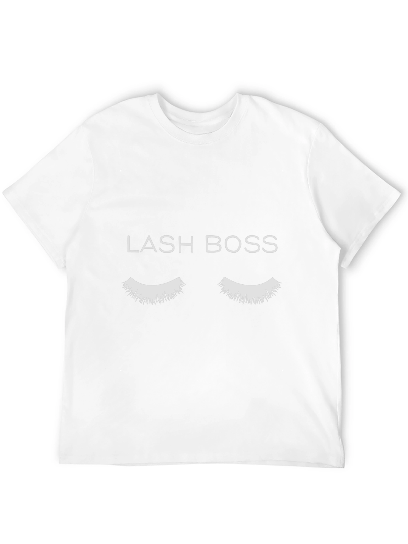 Lash Boss Graphic Tee - Eyelash Design Black T-Shirt