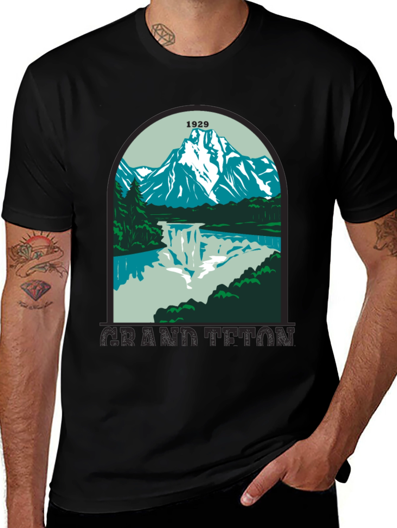Grand Teton National Park 1929 Graphic T-Shirt