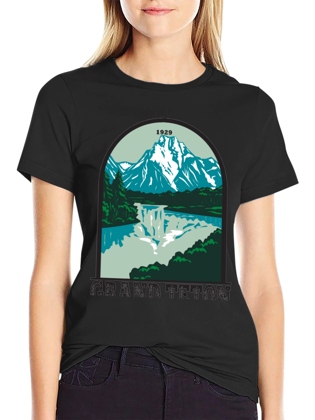 Grand Teton National Park 1929 Graphic T-Shirt