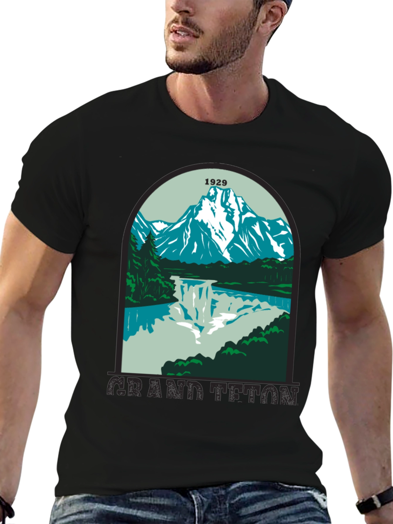 Grand Teton National Park 1929 Graphic T-Shirt
