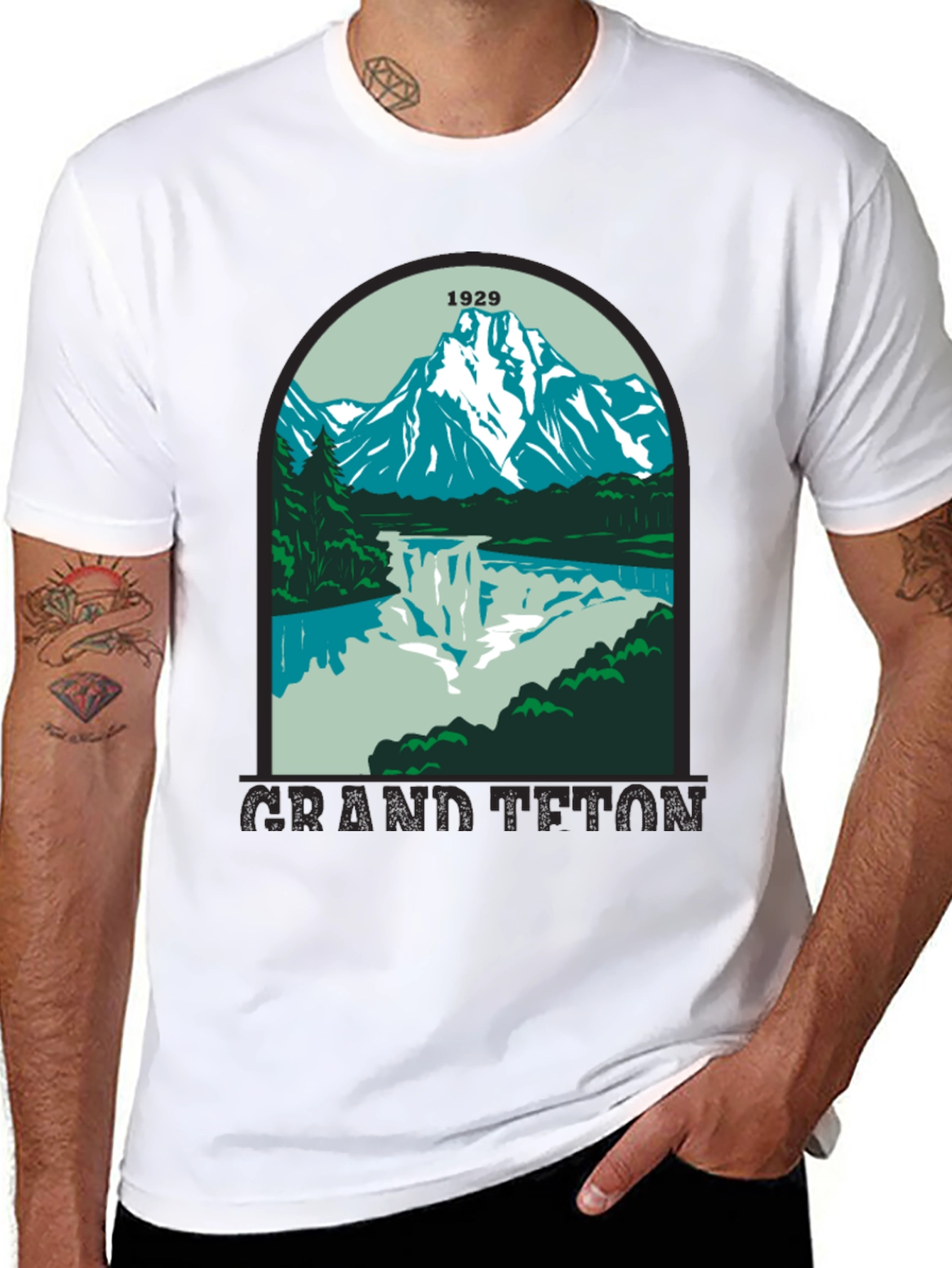 Grand Teton National Park 1929 Graphic T-Shirt