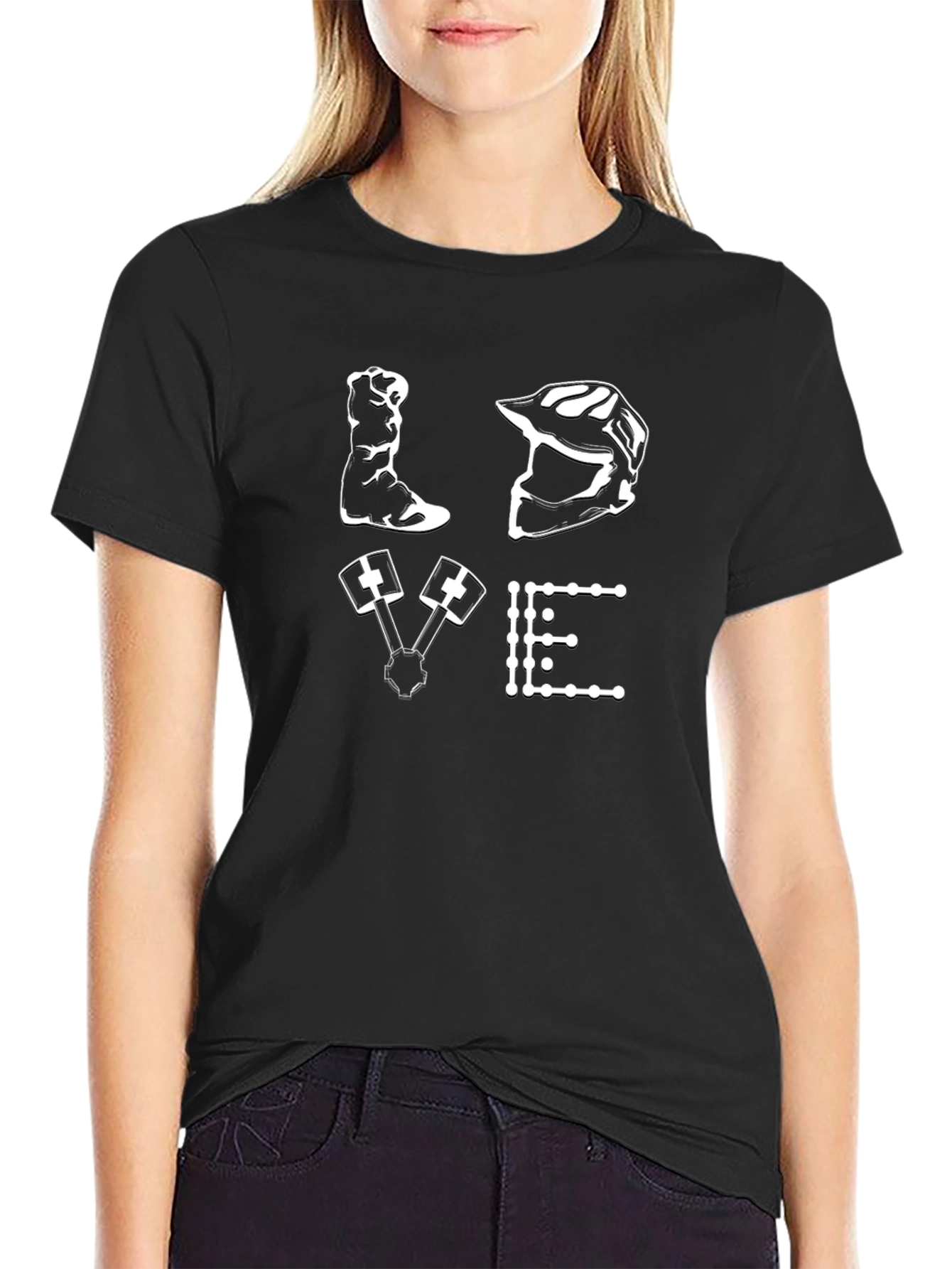 Motocross LOVE Graphic T-Shirt
